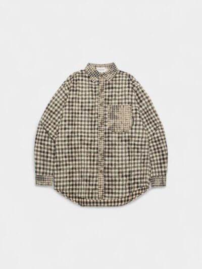 HeyHenry Men's Plaid Pocket Design Contrast Color Shirt Women's Stylish Fashion Brand Couple's Long Sleeve Shirt