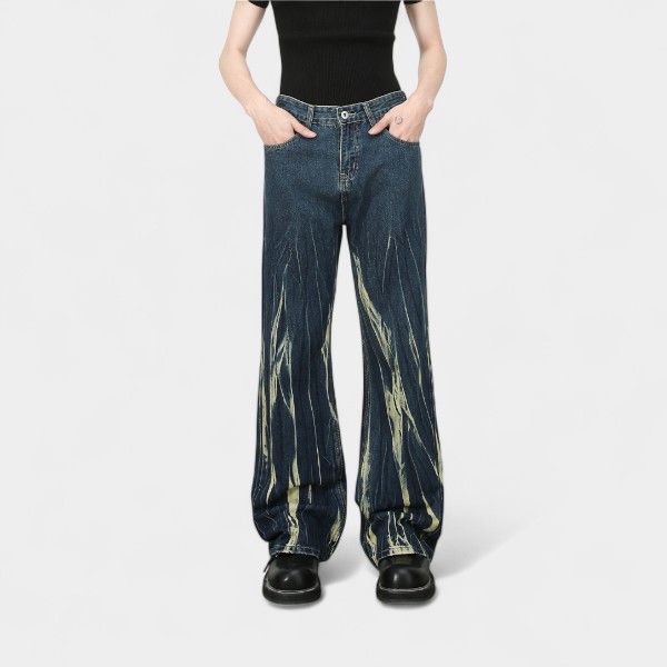 Men's Relaxed Fit/Loose Fit Jeans - Image 4