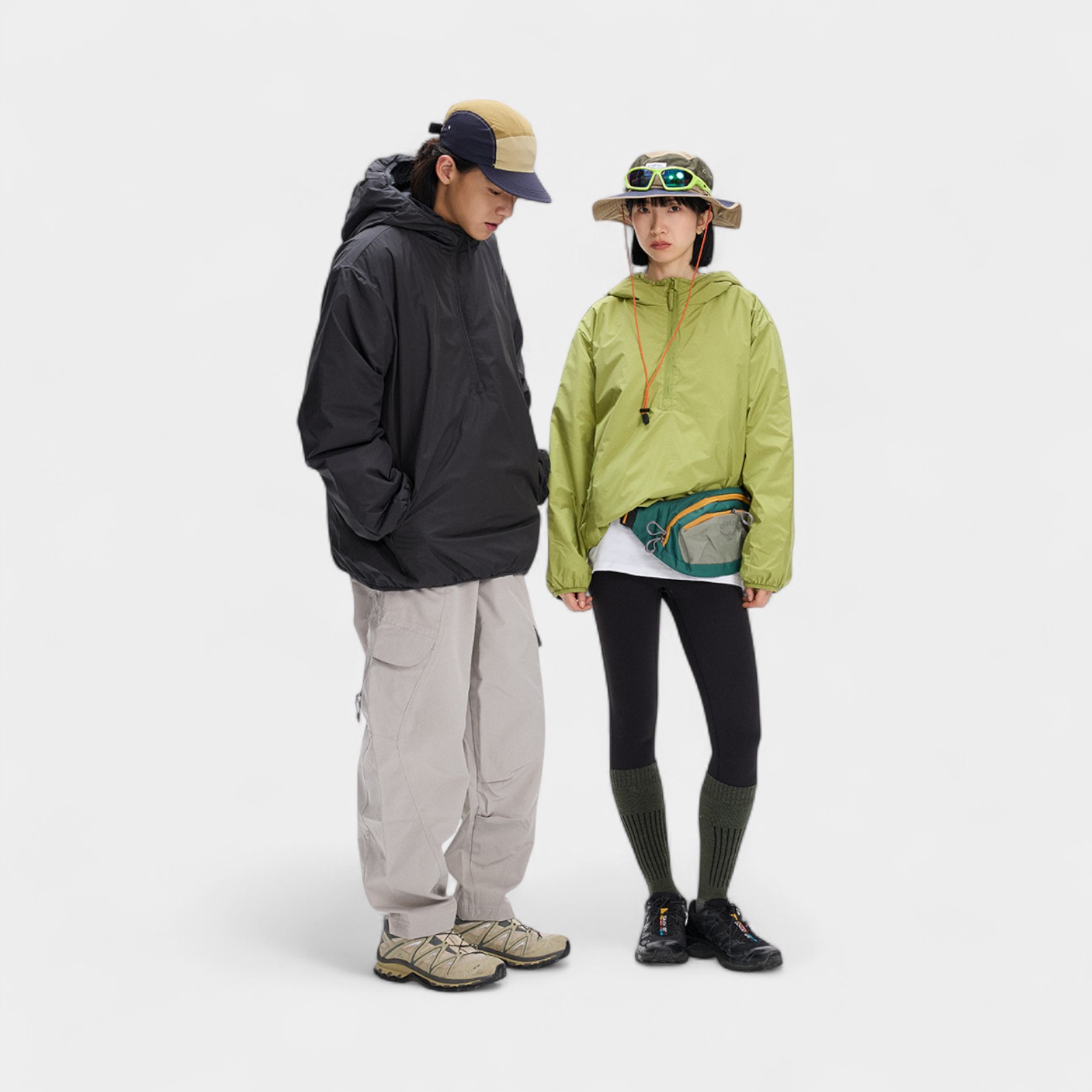 Unisex Relaxed Fit/Loose Fit Long sleeves Rain Jacket - Image 3