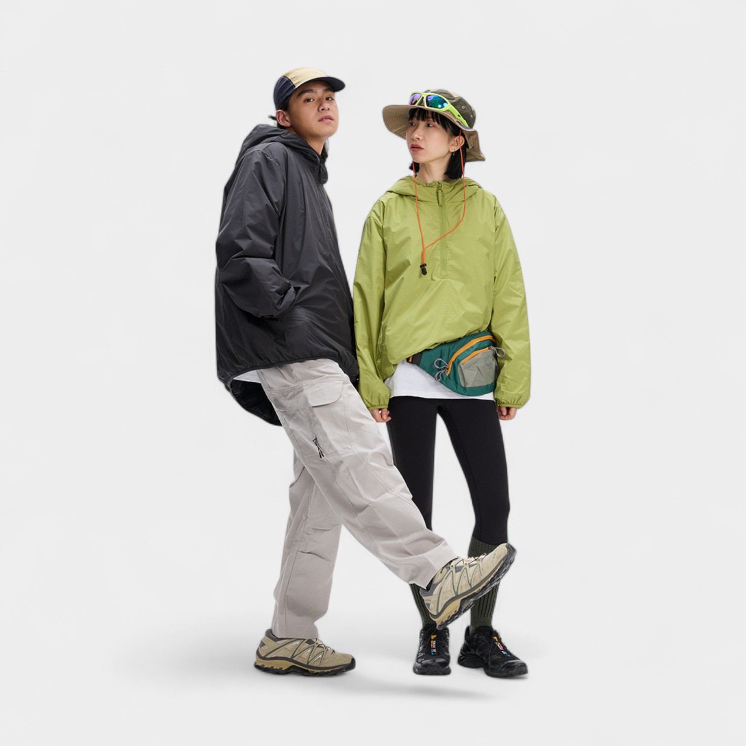 Unisex Relaxed Fit/Loose Fit Long sleeves Rain Jacket - Image 4