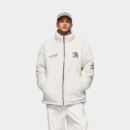 Unisex Text print Long sleeves Zip up Jacket