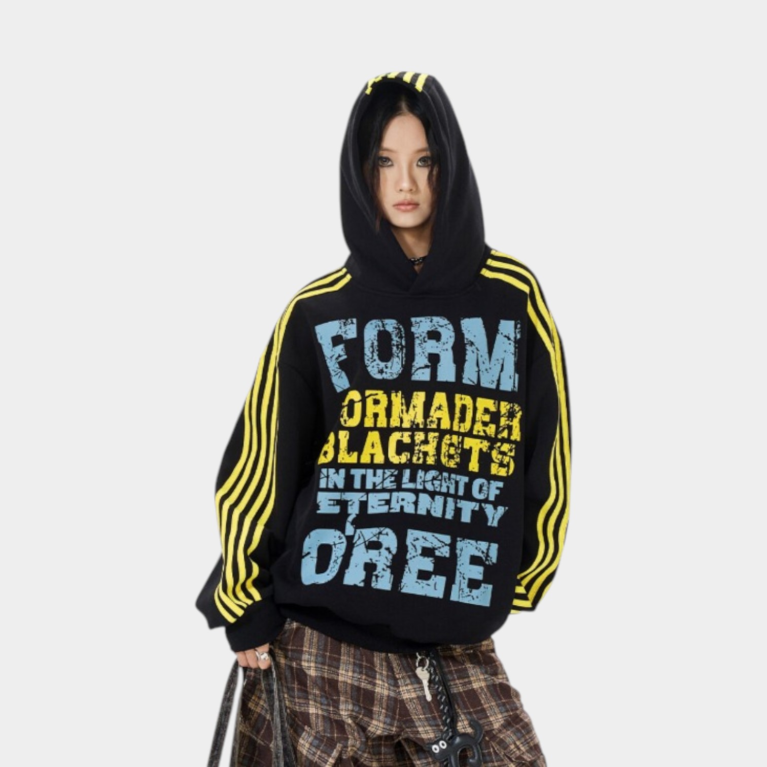 Women's Text print Long sleeves Hoodie - Image 2