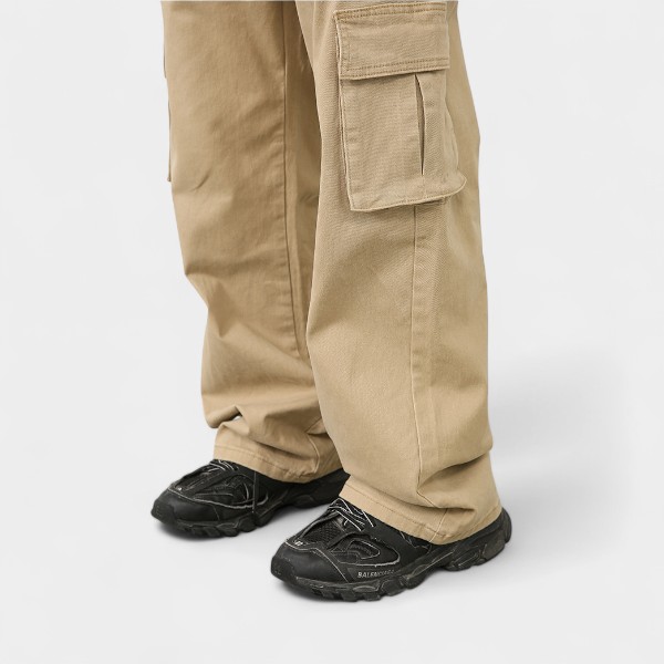 Men's Relaxed Fit/Loose Fit Cargo Pants - Image 6