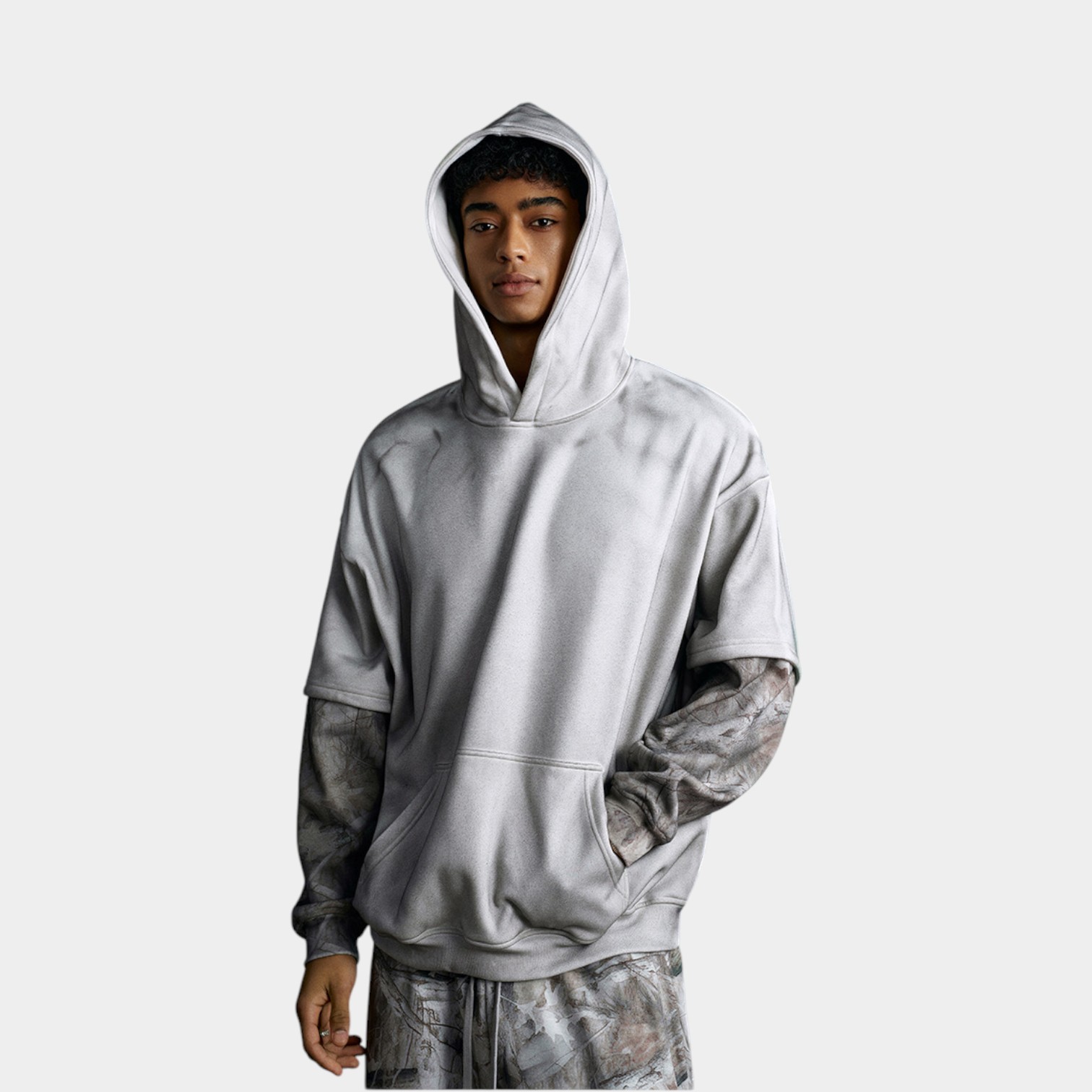 Men's Oversized Long sleeves Hoodie - Image 3