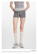 Women's Striped pattern Jogger Shorts