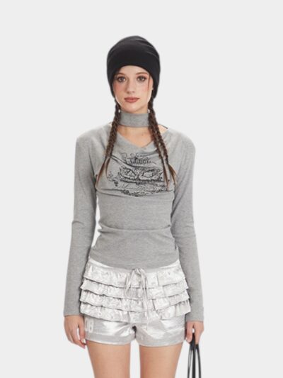 Women's Artistic print Long sleeves T-Shirt