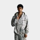 Men's Oversized Long sleeves Zip up Jacket