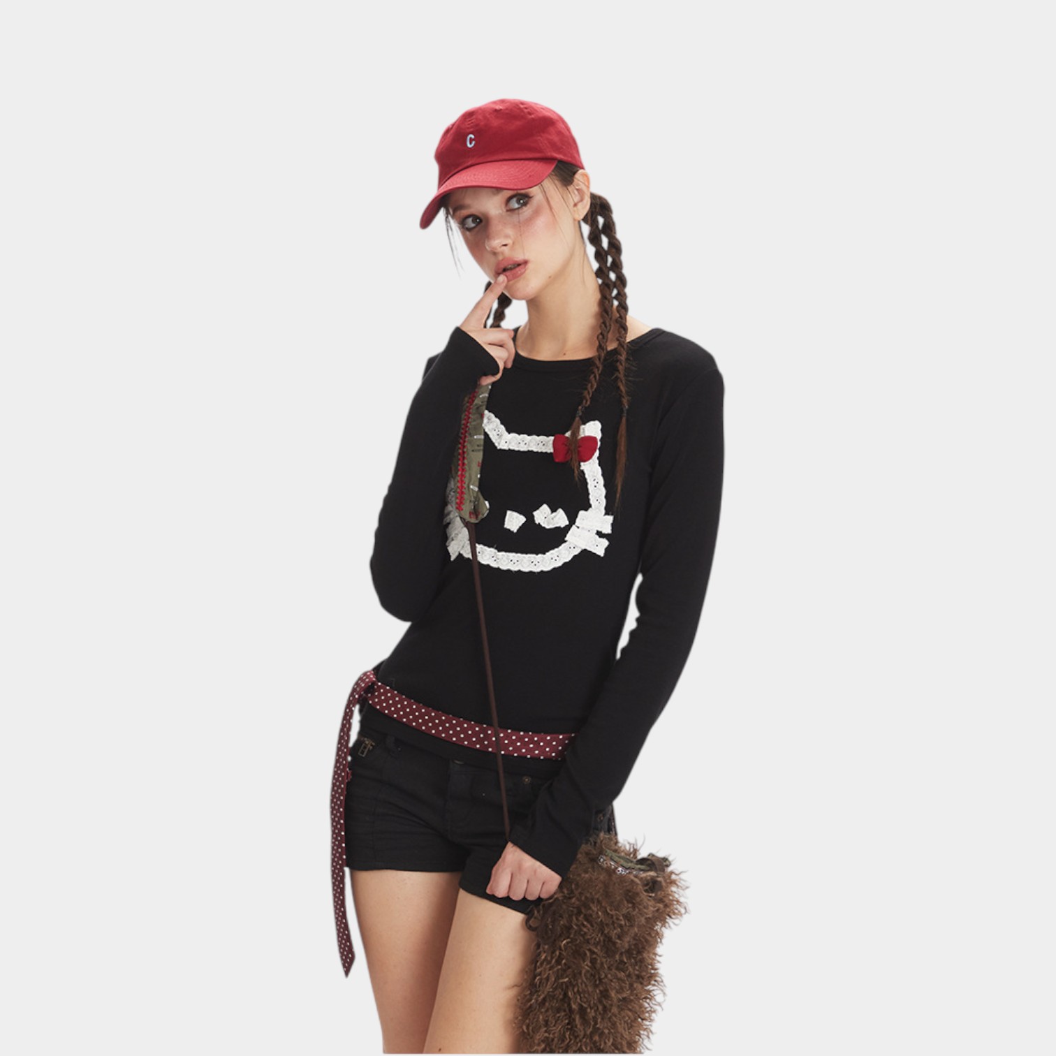 Women's Anime/cartoon print Long sleeves T-Shirt - Image 4