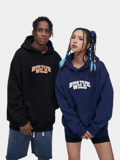 RFSD Men's Wear | American Foam M-shaped Maimen Printed Wei Yi 2023 Fall/Winter Fashion Brand Loose Men's and Women's Hooded Wei Yi