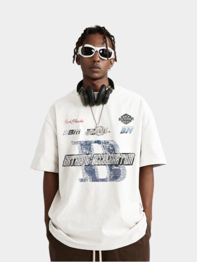 Men's Text print Short sleeves T-Shirt