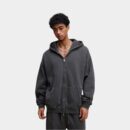 Men's Oversized Long sleeves Zip up Jacket