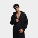 Men's Oversized Long sleeves Zip up Jacket