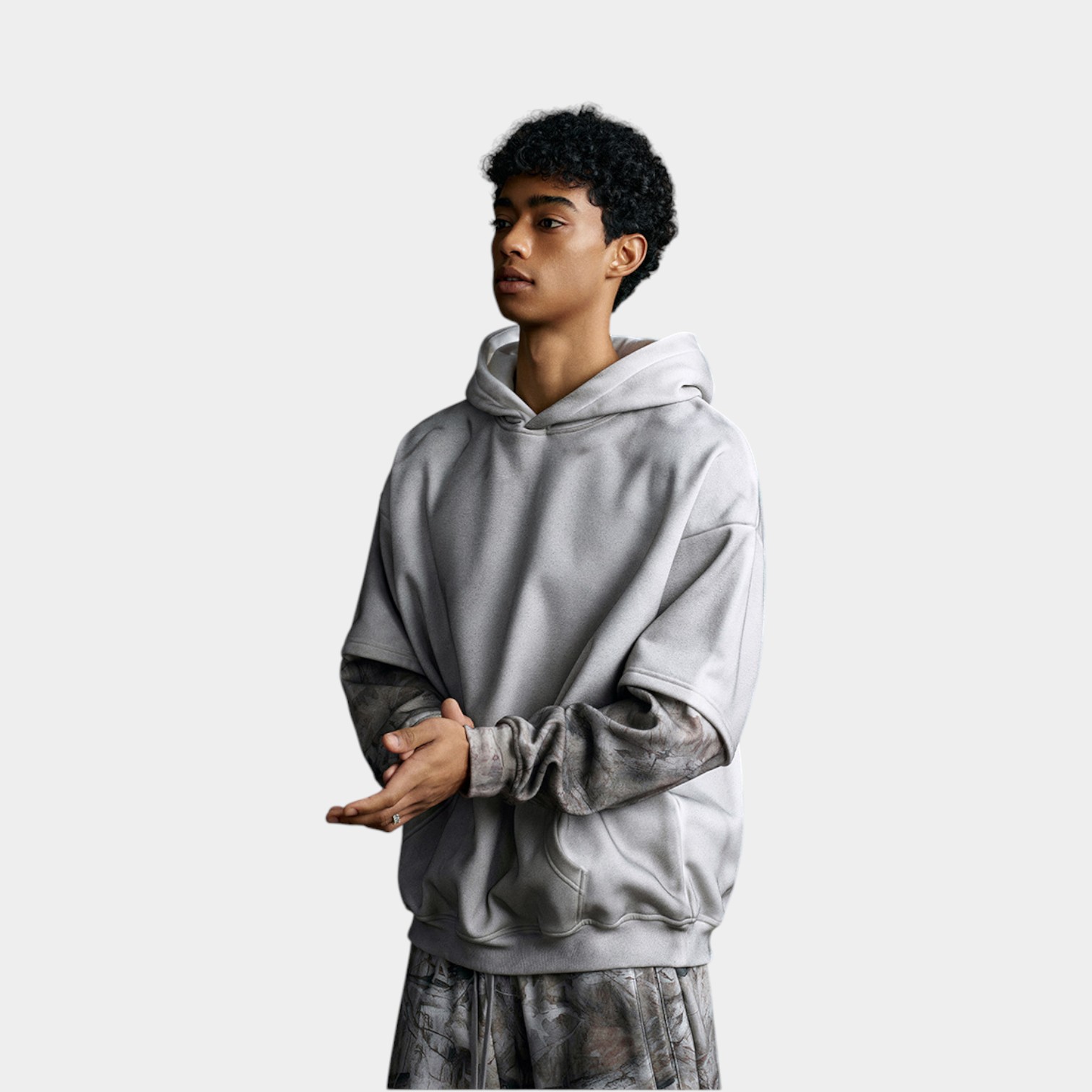 Men's Oversized Long sleeves Hoodie - Image 4