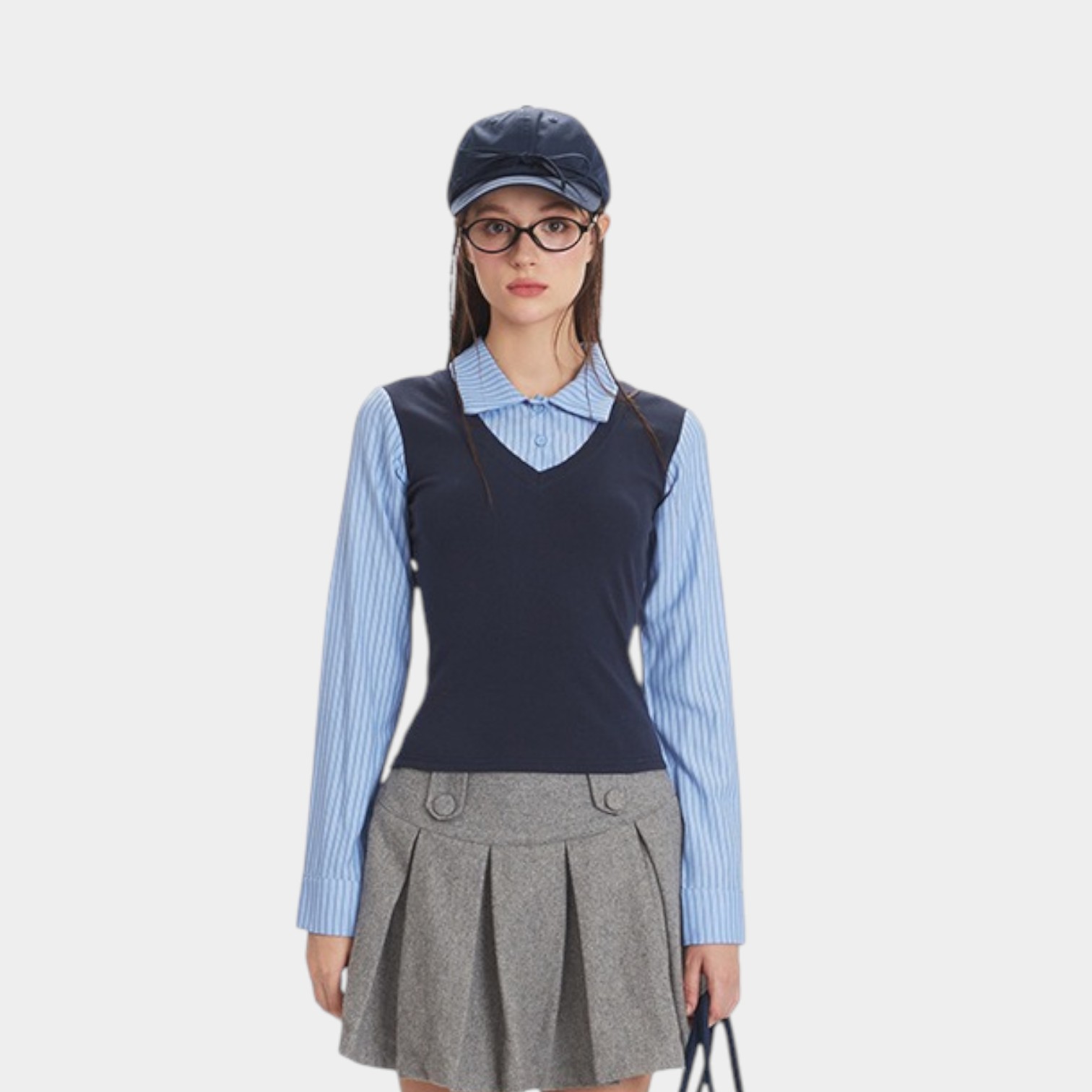 Women's Striped pattern Long sleeves Casual Shirt