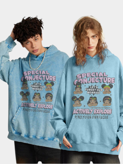 Unisex Artistic print Long sleeves Hoodie