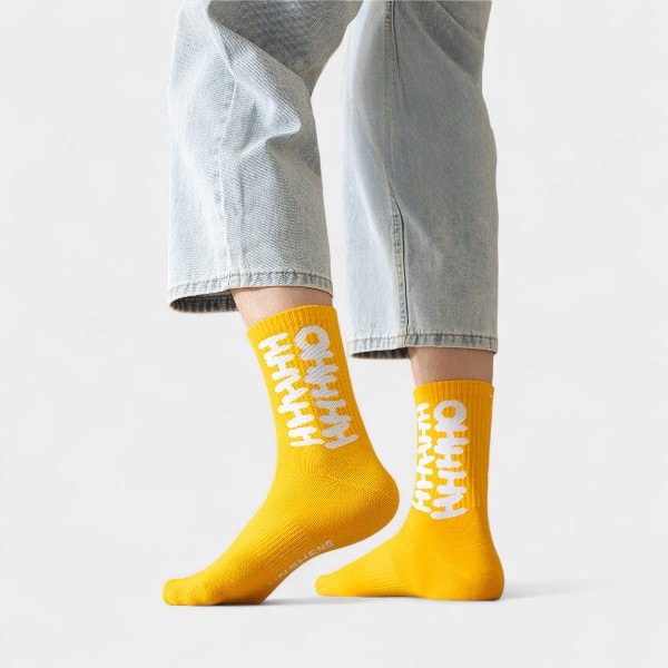 Men's Text print Sock - Image 3