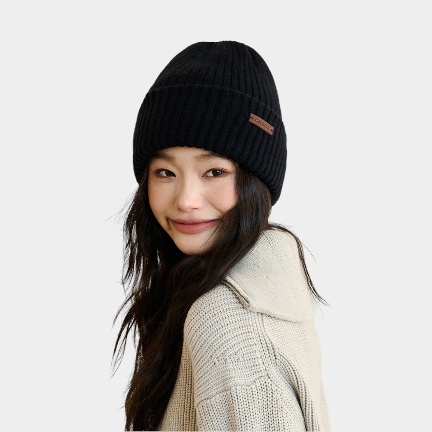 Women's Striped pattern Beanie - Image 6