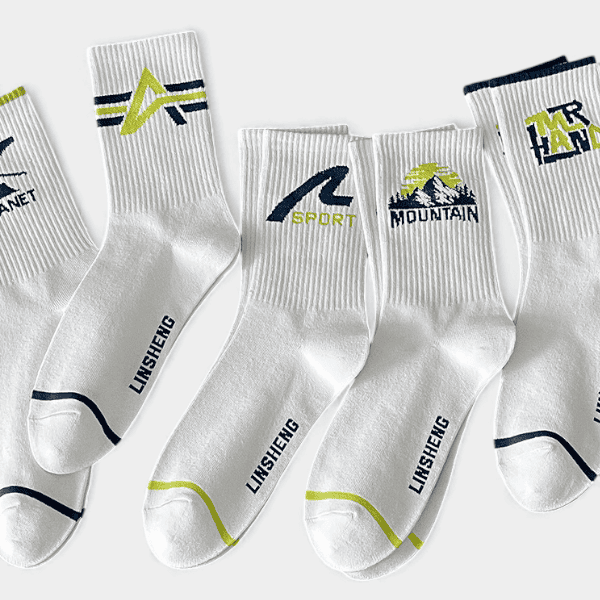 Men's Text print Sock - Image 5