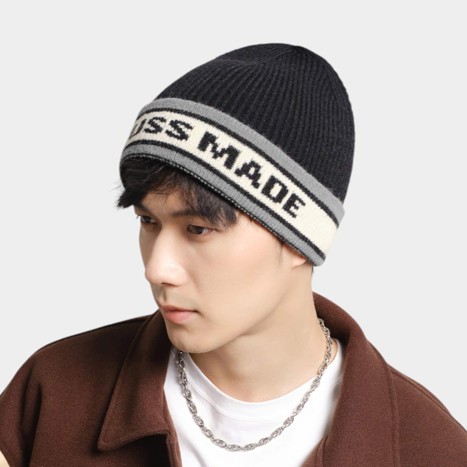 Men's Text print Beanie - Image 3