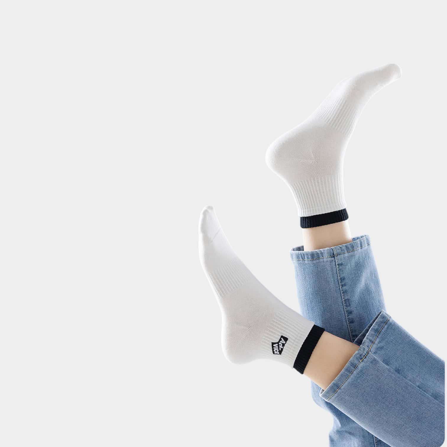 Women's Text print Sock - Image 5