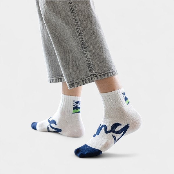 Men's Text print Sock - Image 2