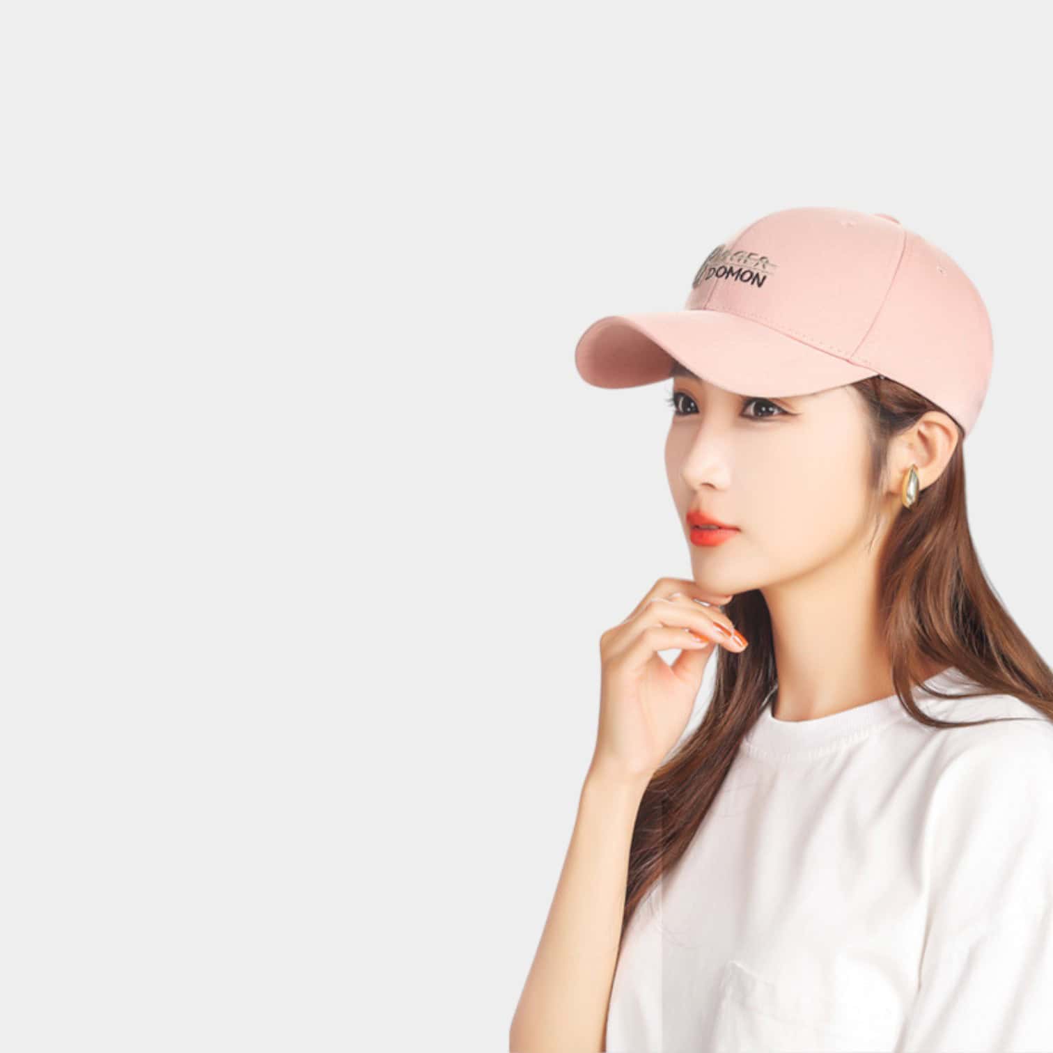 Women's Text print Cap - Image 4