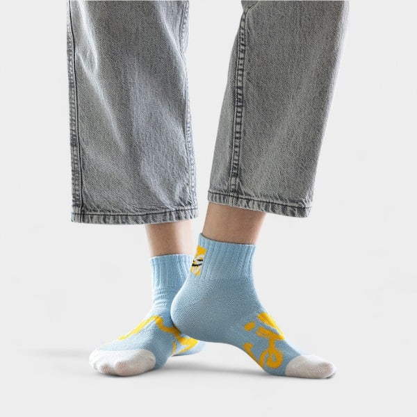 Men's Text print Sock - Image 3