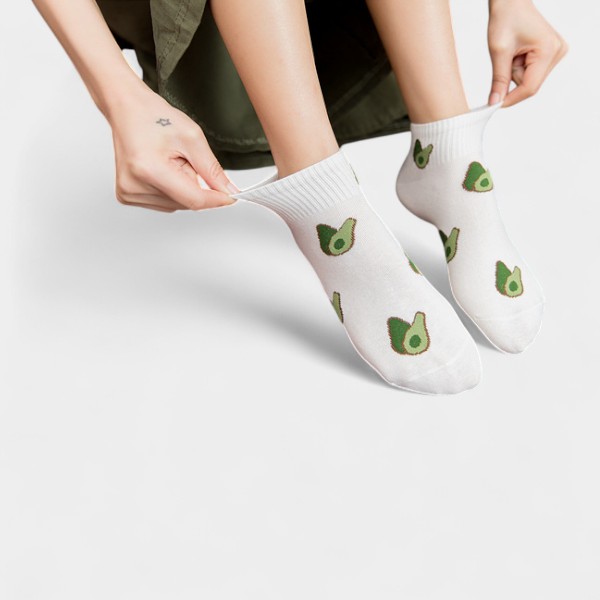 Women's Floral print Sock - Image 2