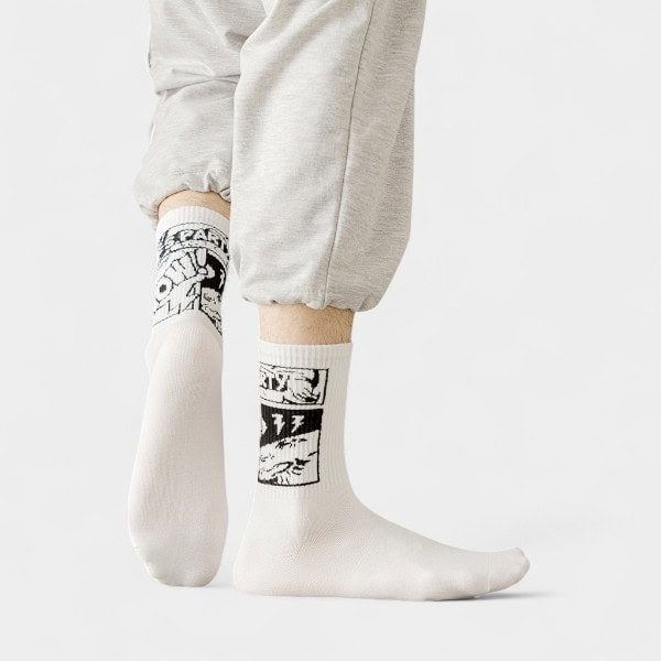 Men's Artistic print Sock - Image 2