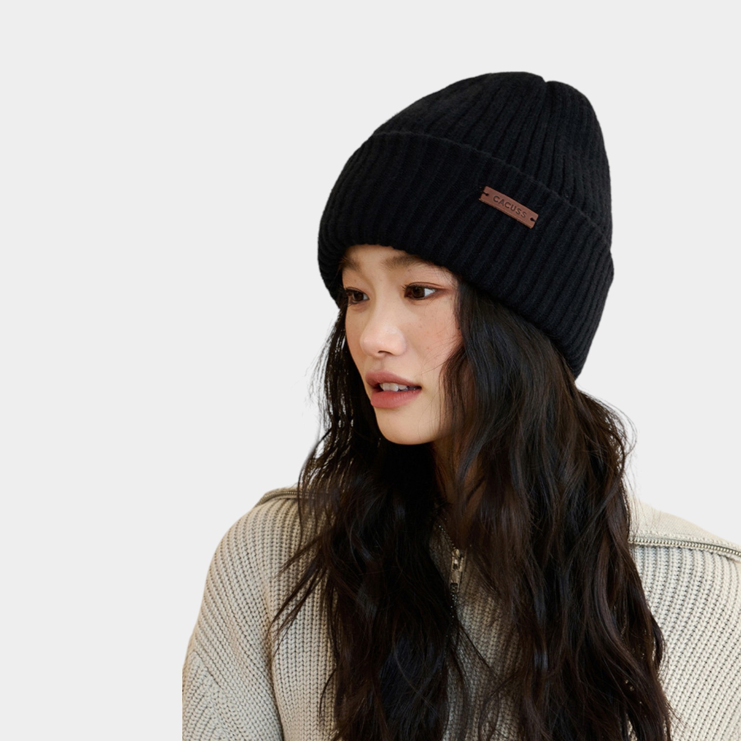 Women's Striped pattern Beanie - Image 5