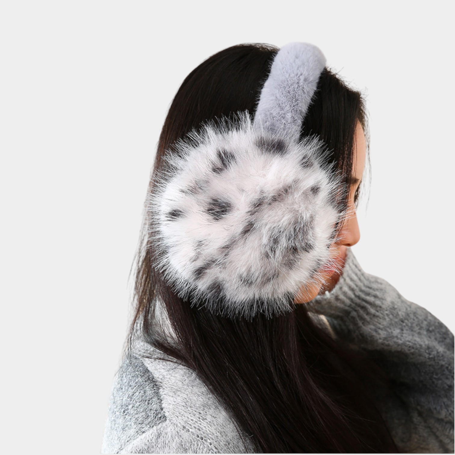 Women's Animal print Earmuff - Image 3