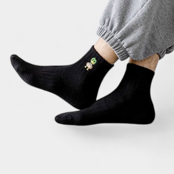 Men's Anime/cartoon print Sock - Image 4