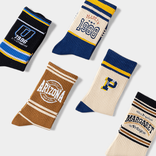 Men's Text print Sock - Image 5