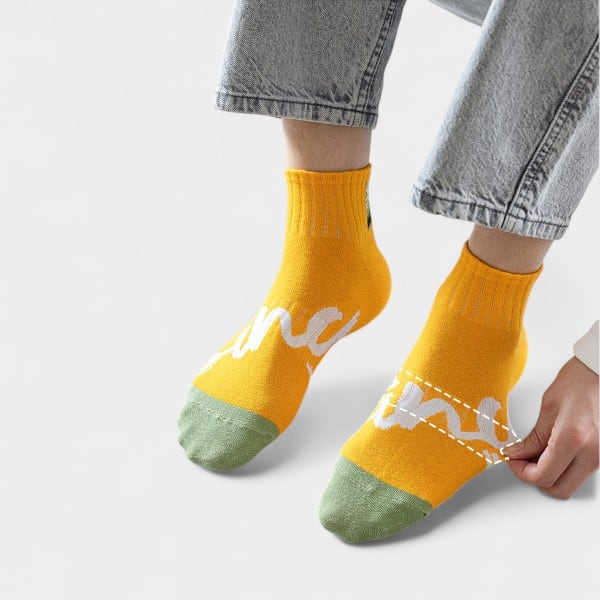 Men's Text print Sock - Image 6
