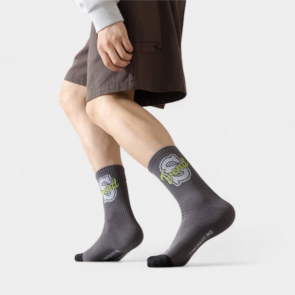 Men's Text print Sock - Image 3