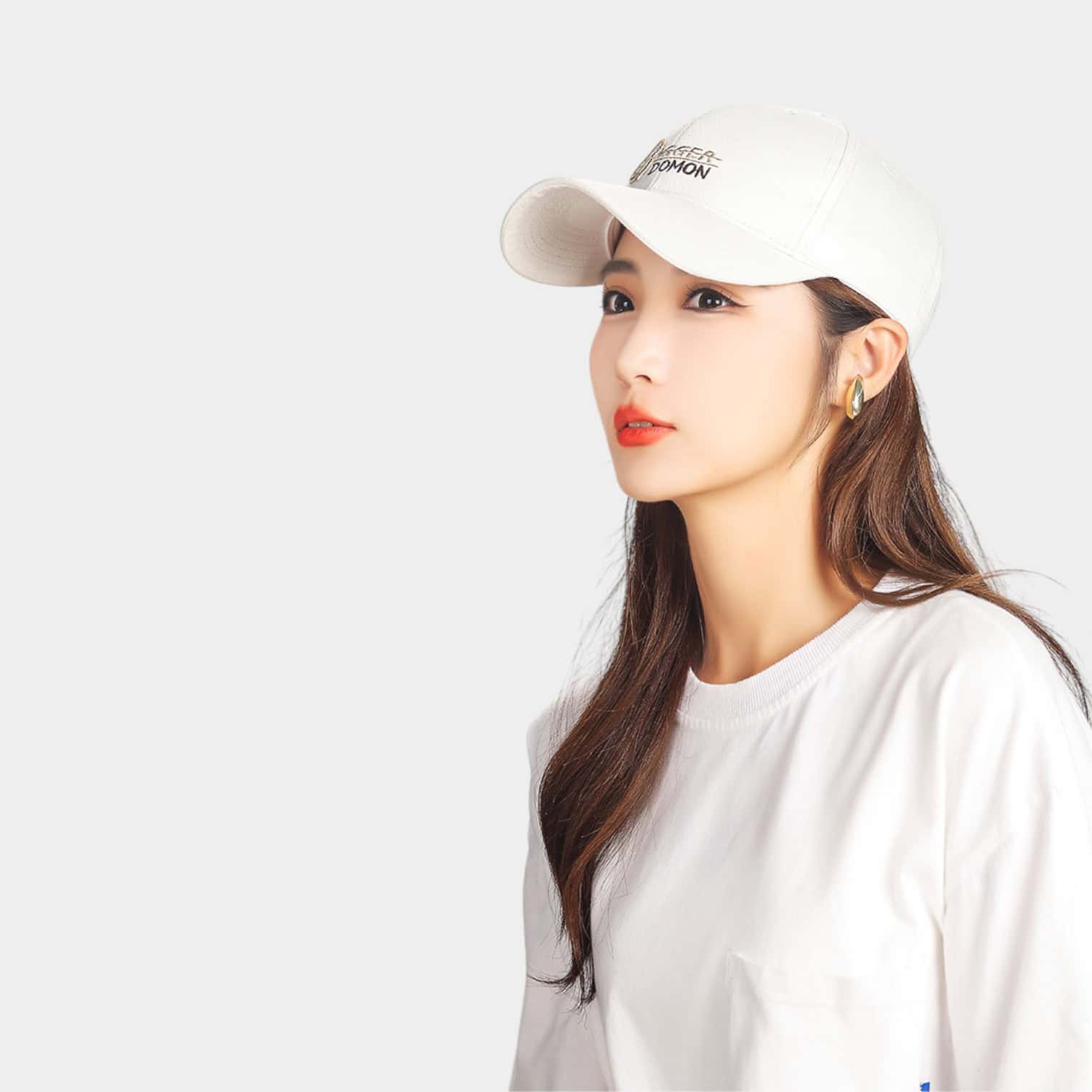Women's Text print Cap - Image 2