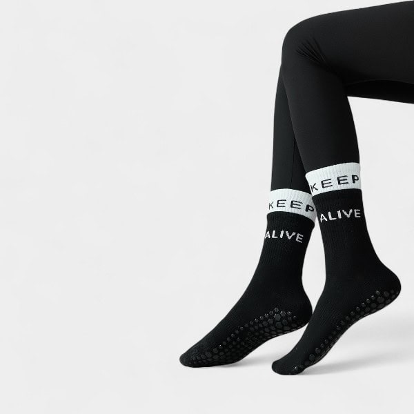 Women's Text print Sock - Image 2