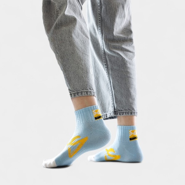 Men's Text print Sock - Image 4